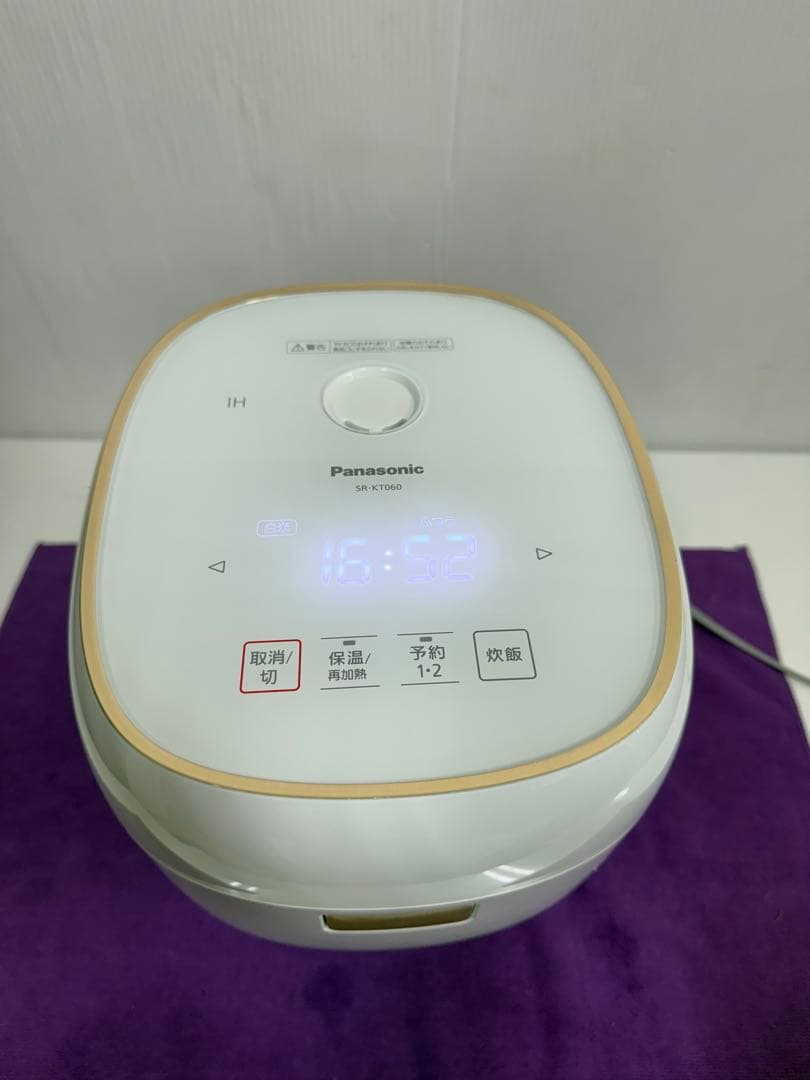 【動作確認済Panasonic IHジャー炊飯器 SR-KT060 2025年製
