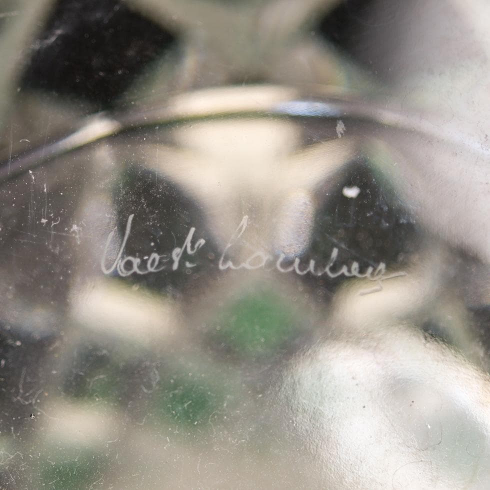 \"Val Saint Lamber エメラルドグリーン 花瓶 29cm 5kg