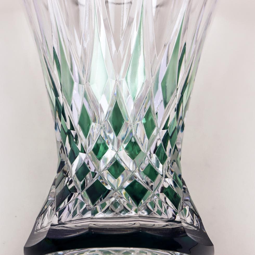 \"Val Saint Lamber エメラルドグリーン 花瓶 29cm 5kg