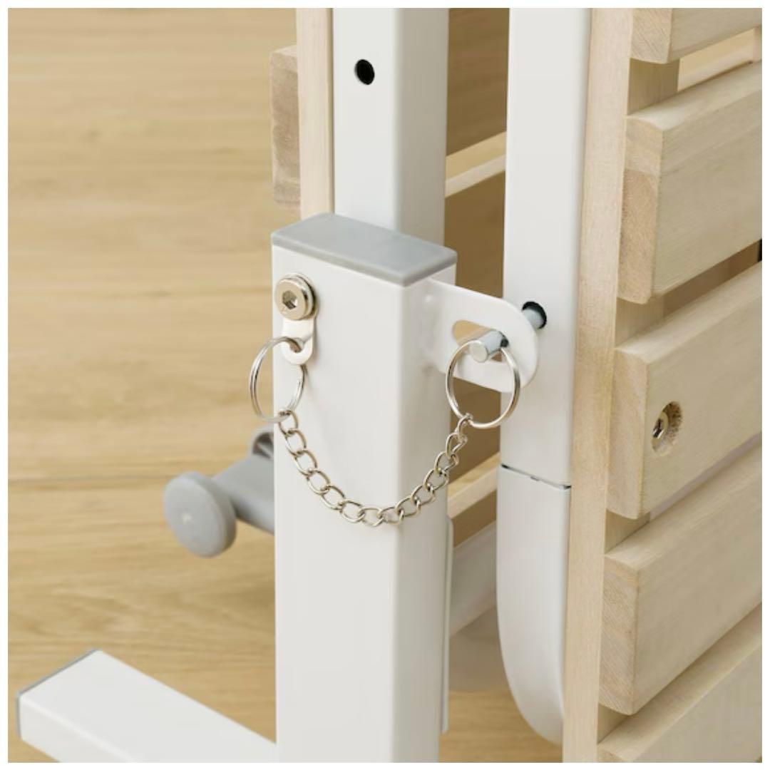 【週末値下げ】ニトリ　シングル 折りたたみ桐すのこパイプベッド