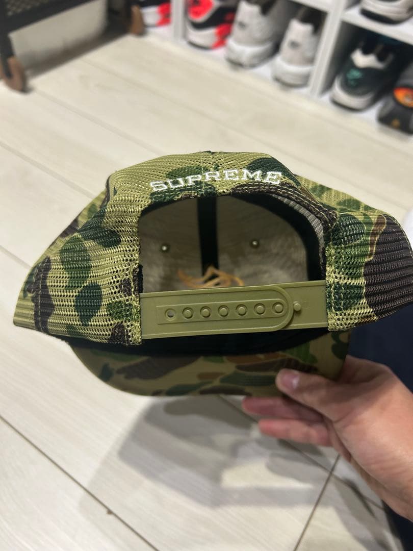 SUPREME メッシュバックキャップ 迷彩