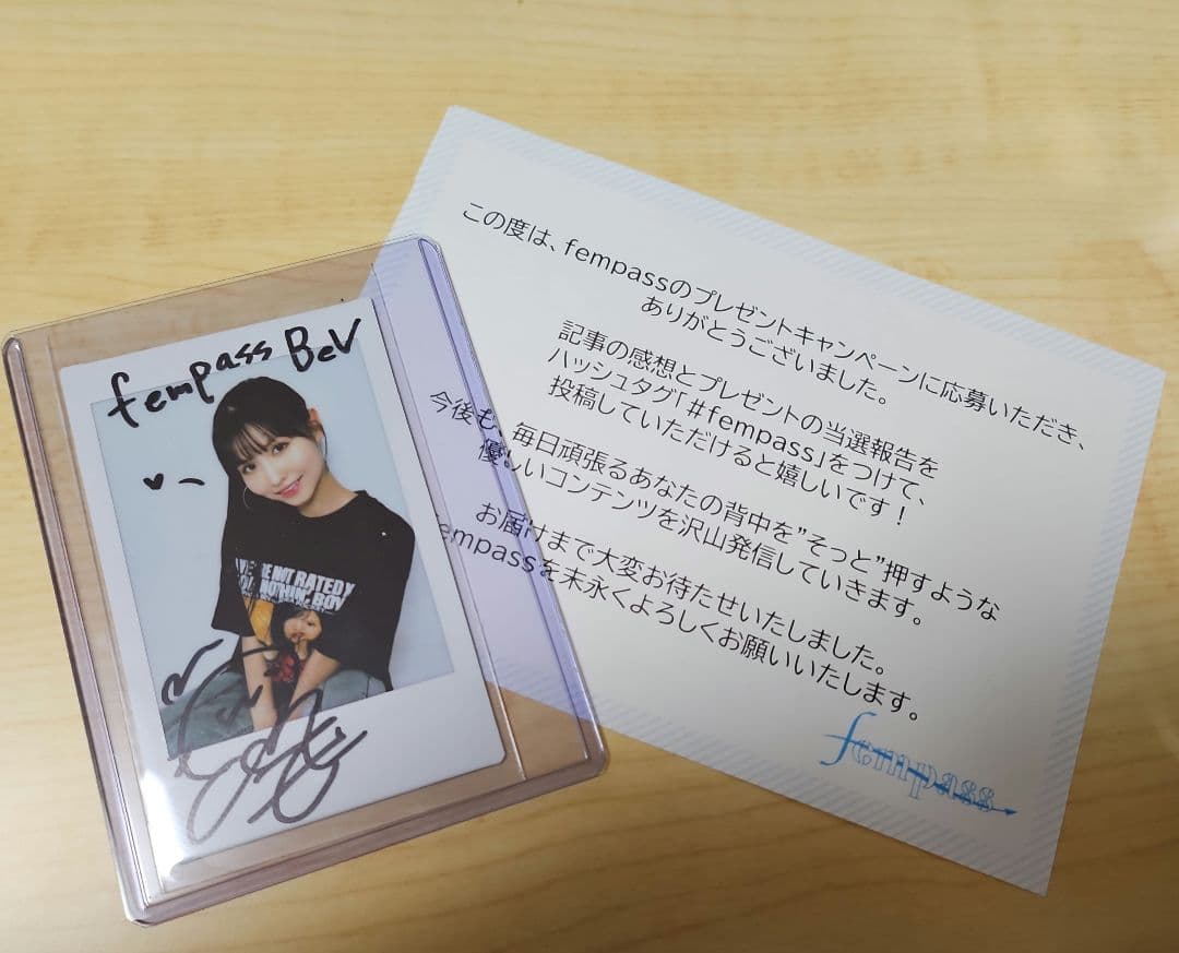 桜空もも　直筆サイン入りチェキ