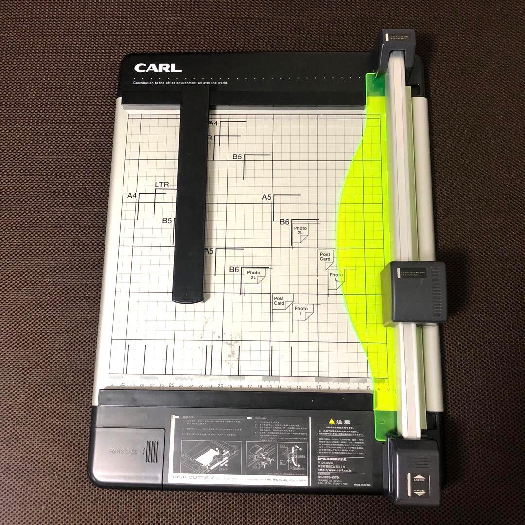 CARL カール事務器　ディスクカッター　DC-210N（A4）替マット、替刃付