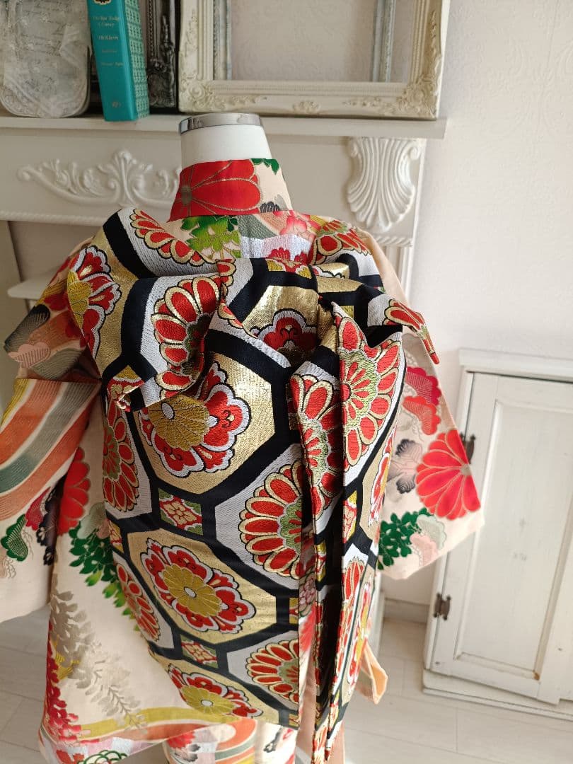 黒金のだらり帯☆七五三