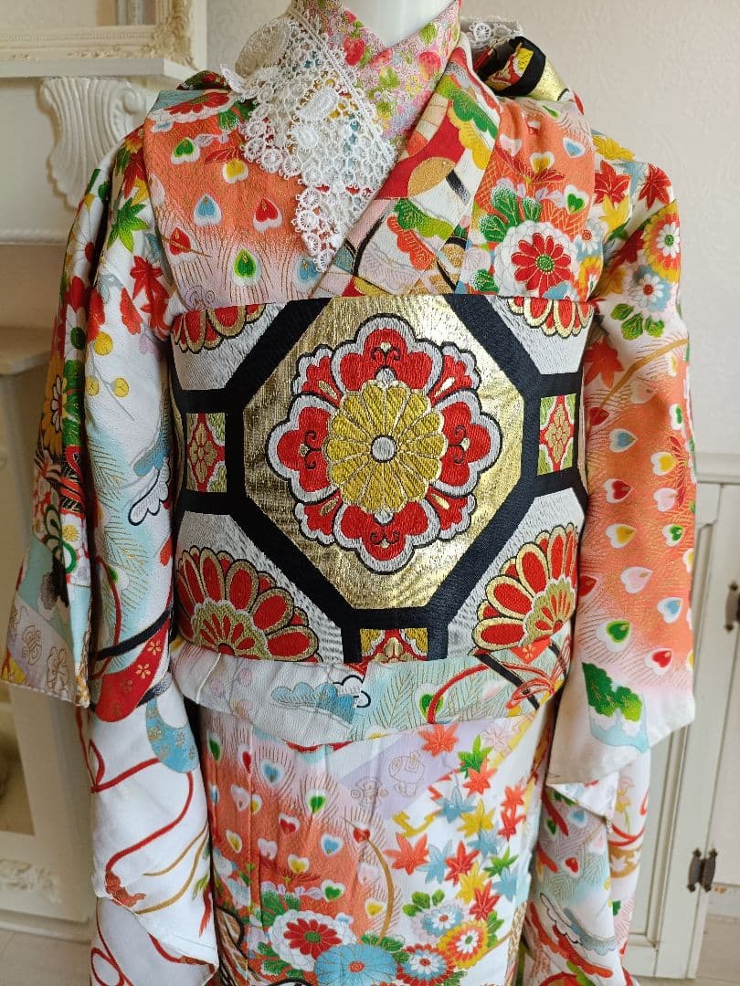 黒金のだらり帯☆七五三