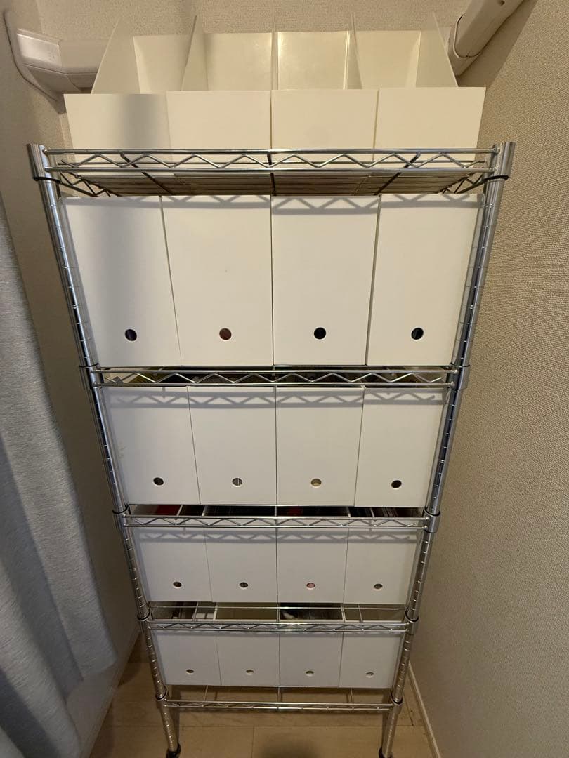 【即購入⭕】無印良品 ファイルボックス スチールラック まとめ売り