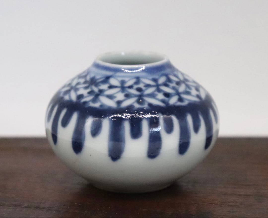 中国　清時代　染付　水滴　送料込み0906