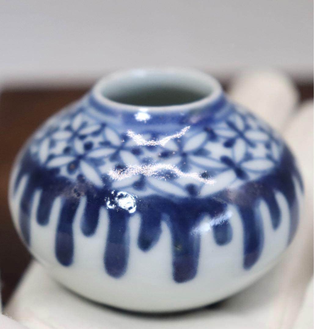 中国　清時代　染付　水滴　送料込み0906