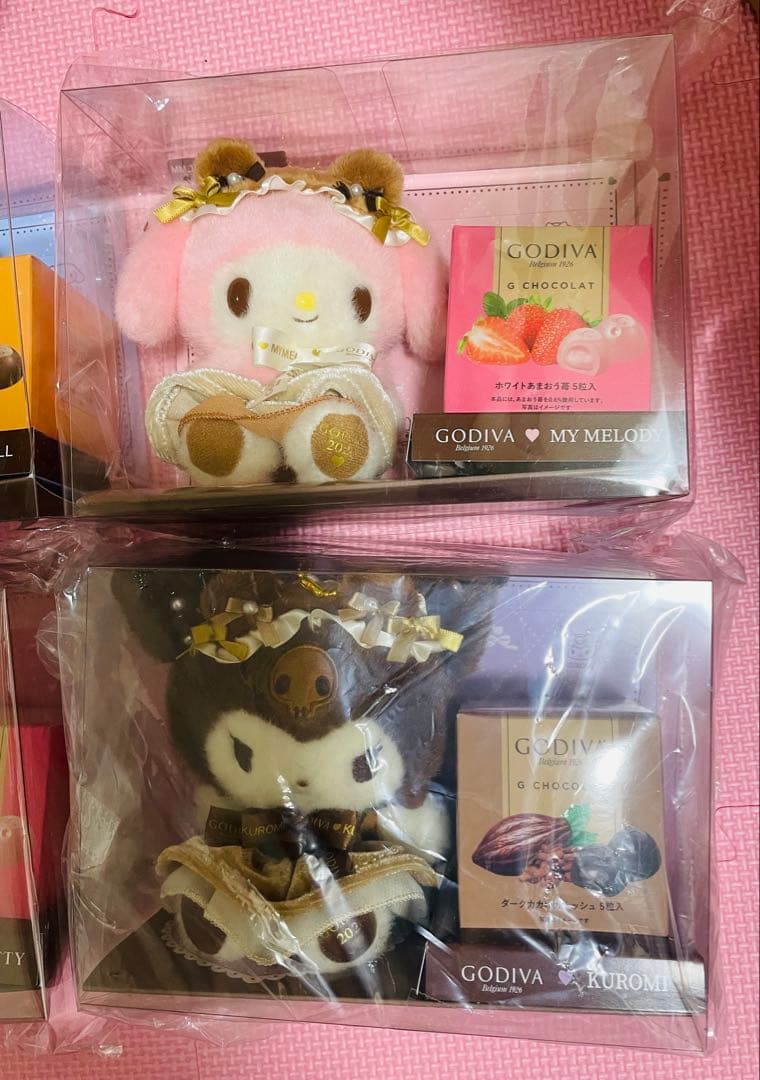 サンリオハローキティマイメロディクロミシナモロールゴディバ&マスコットホルダー