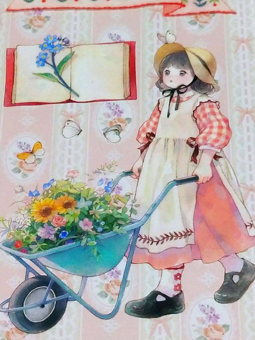 ☆のこり１再販☆J405＃小小花匠(PET)喵啪叽切り売り海外人物マステ女の子