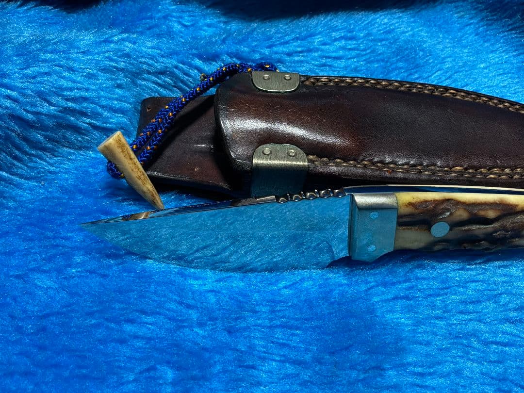 (1月20日までの限定お値下げ中)北野勝己　スタッグハンドル　ナイフ