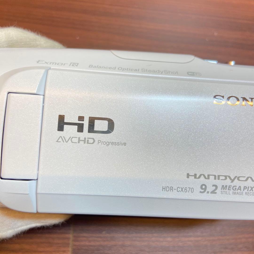 SONY HDR-CX670 ビデオカメラ ほぼ新品 4649