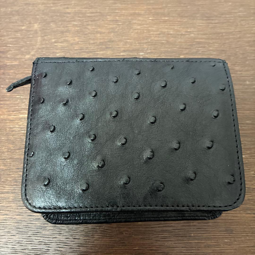 OSTRICH オーストリッチ　二つ折り財布　未使用保管品