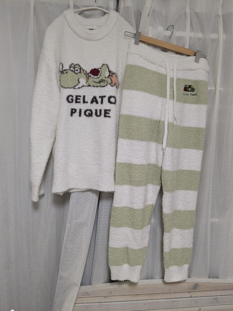 GELATO PIQUE xマリオヨッシーコラボセットアップ