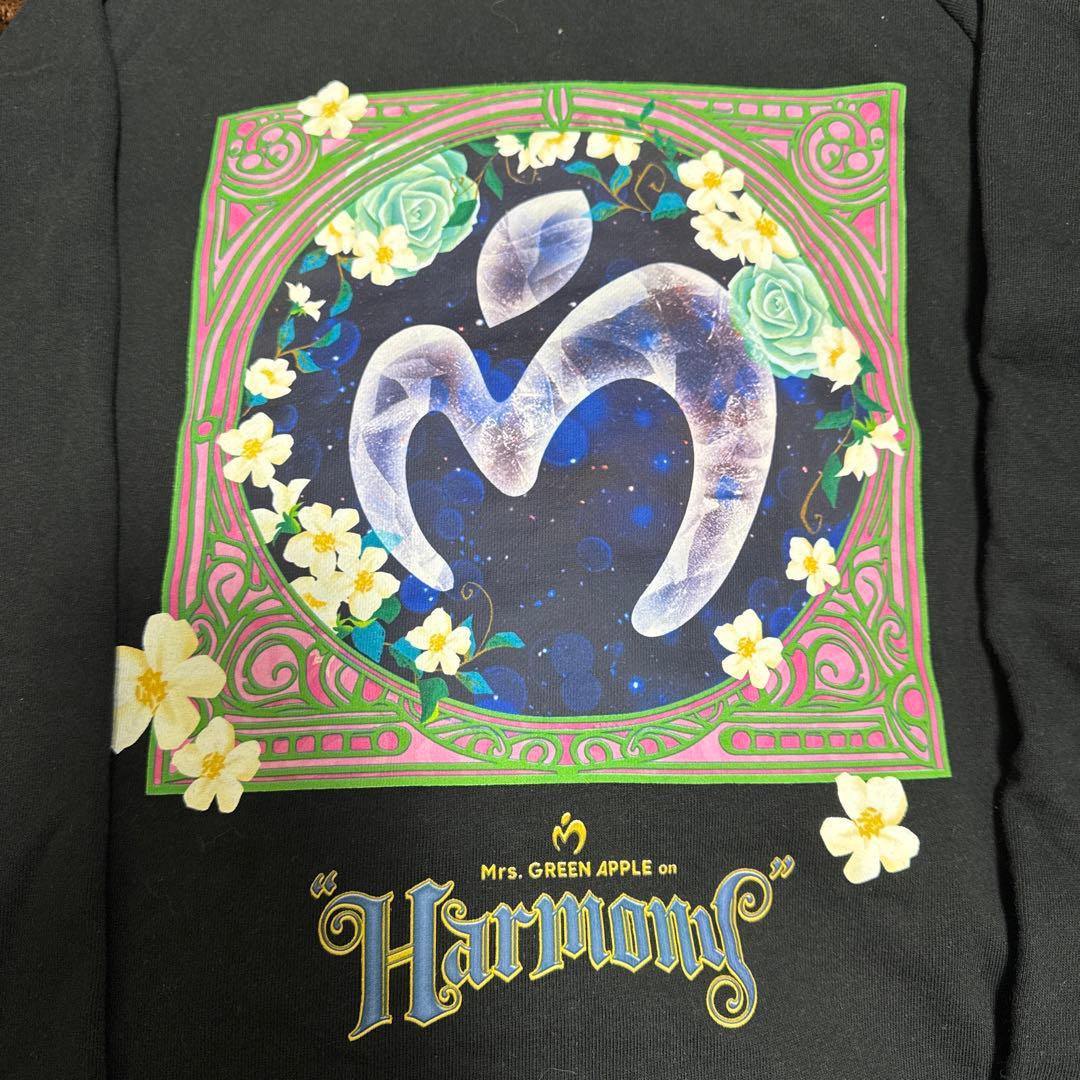 ハーモニー XLミセス パーカー フーディー 黒