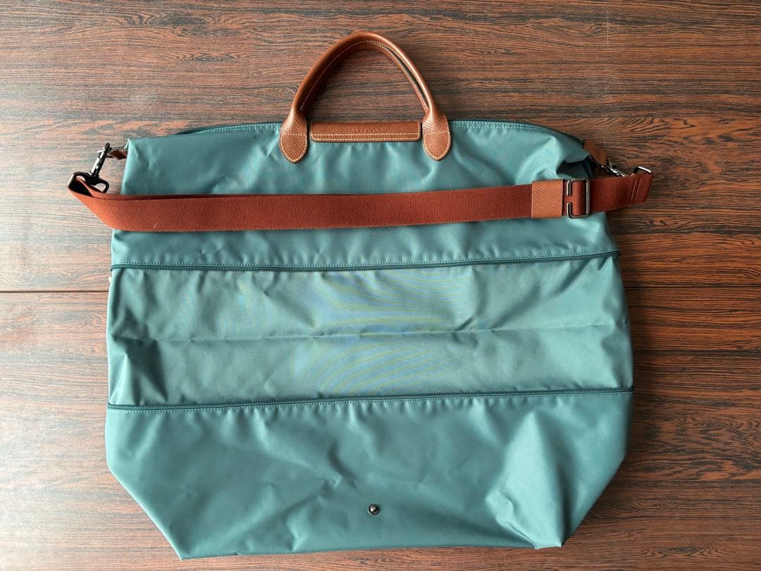 LONGCHAMP グリーントラベルバッグ