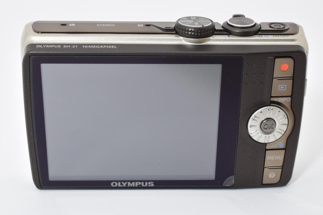 【お値下げ歓迎・ほぼ新品】 OLYMPUS SH-21 シャンパンゴールド