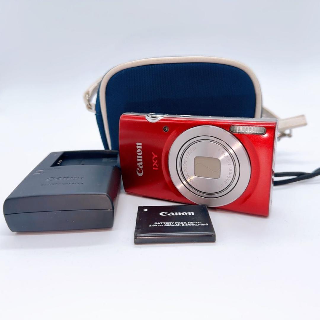 Canon コンパクトデジタルカメラ IXY200 レッド