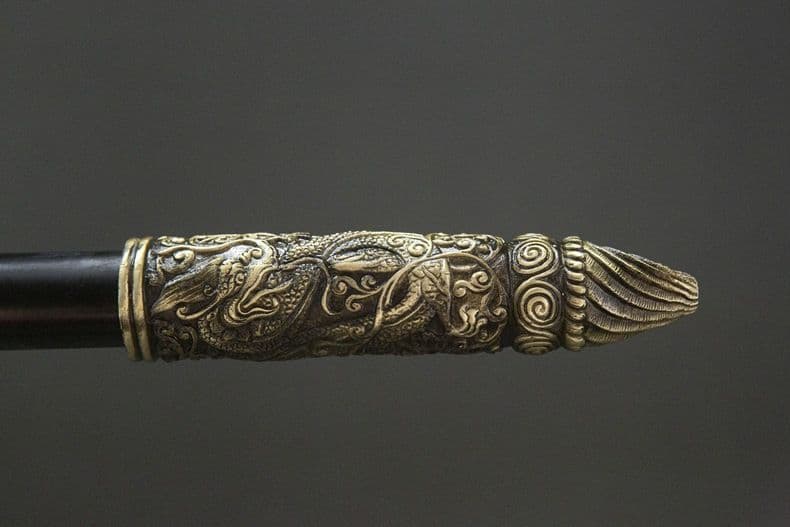 【キリン】 趙雲 古兵器 武具 覇王銃 槍 冷兵器 手鍛造打 護身工具 装飾用