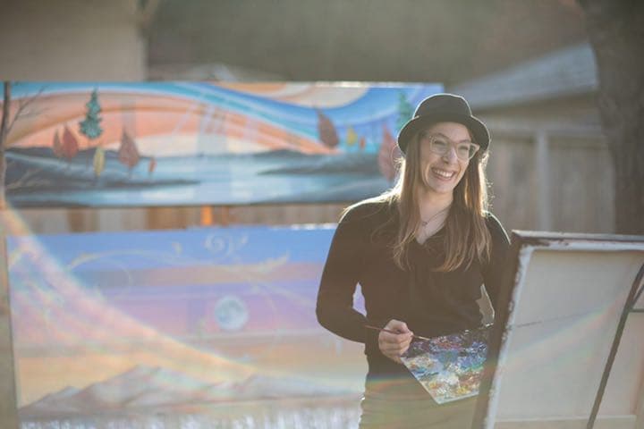 絵画　油絵　インテリア　現代アート　モダンアート　北米