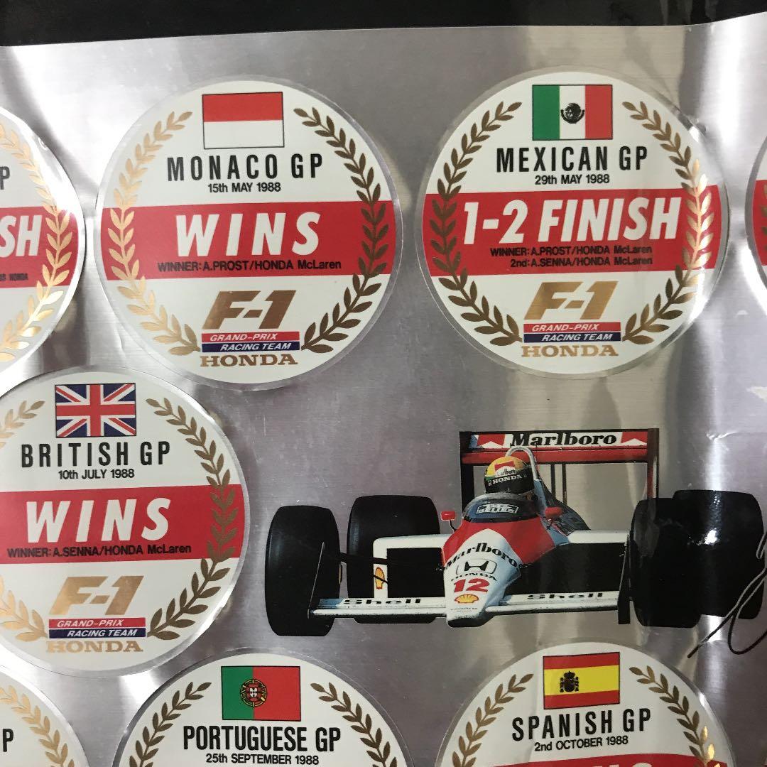 希少全種　HONDA  F1  1988  記念ステッカー