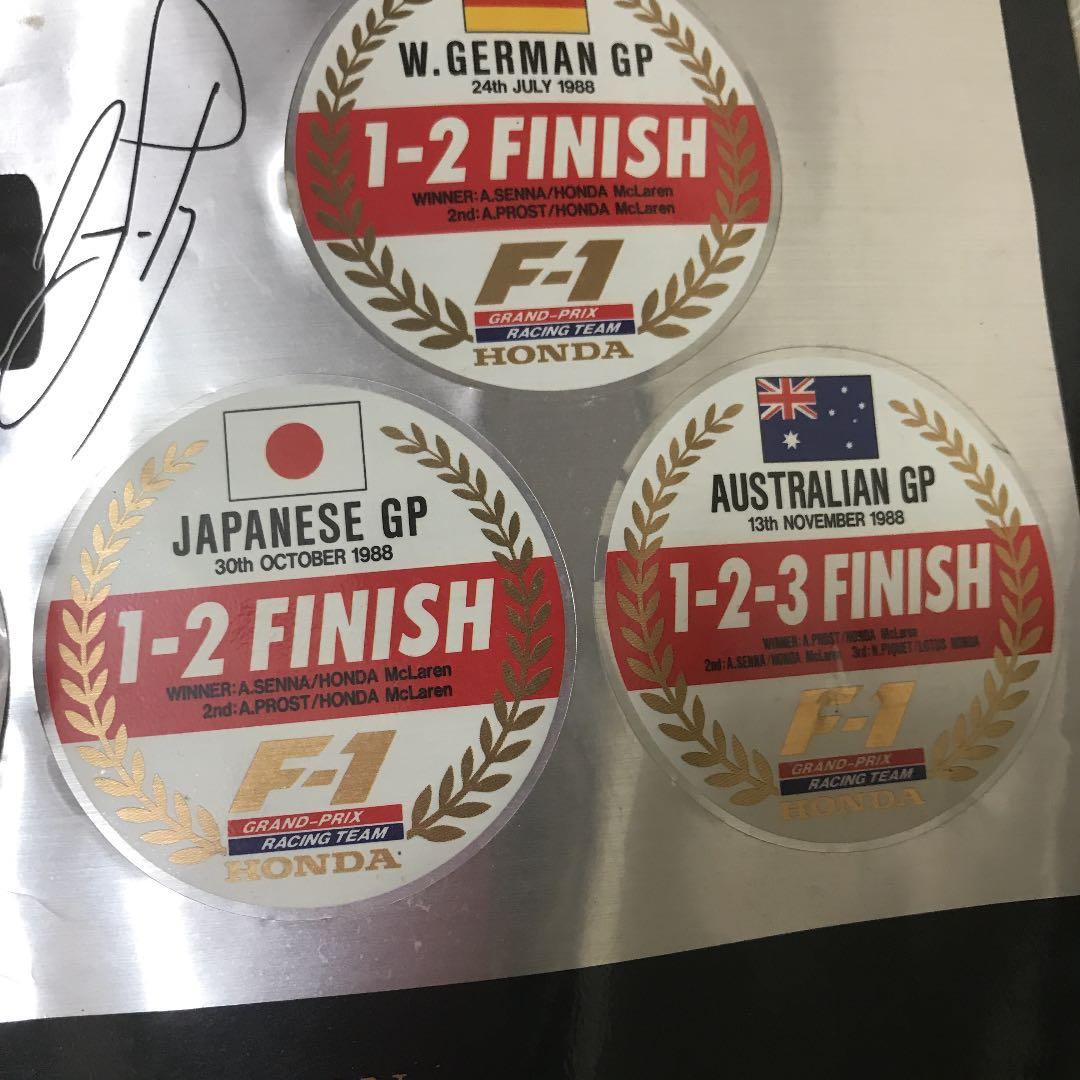希少全種　HONDA  F1  1988  記念ステッカー