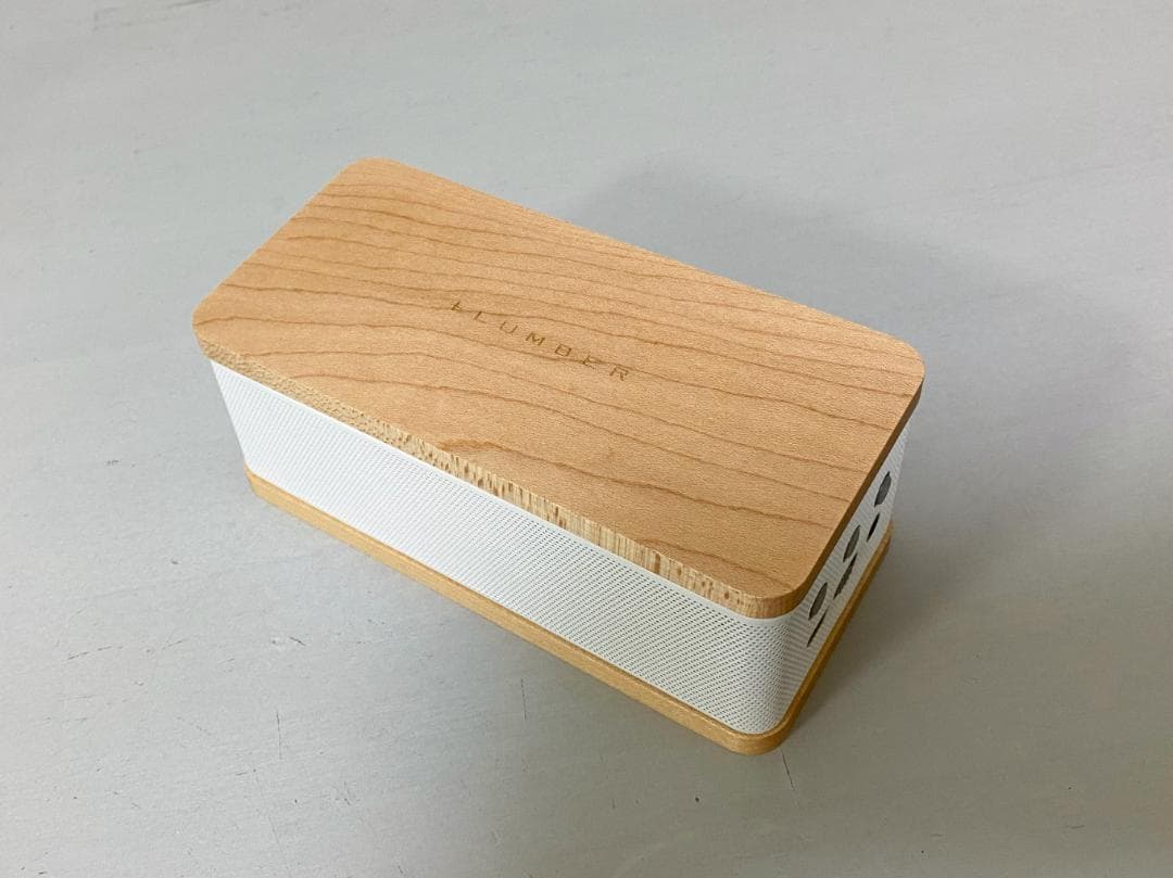 木製 Bluetooth モバイル・スピーカー Hacoa 白 北欧雑貨