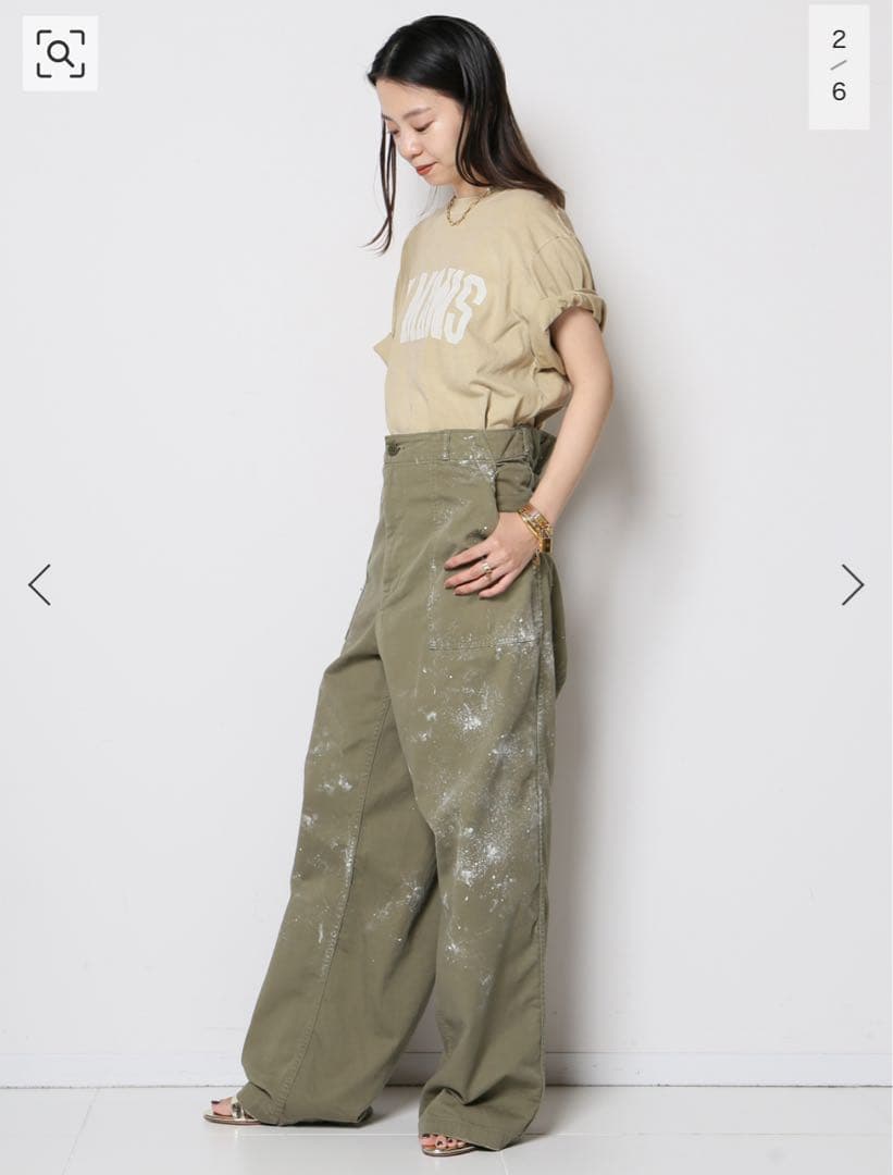 oyuMUSE de Deuxieme Classe ミリタリーパンツ