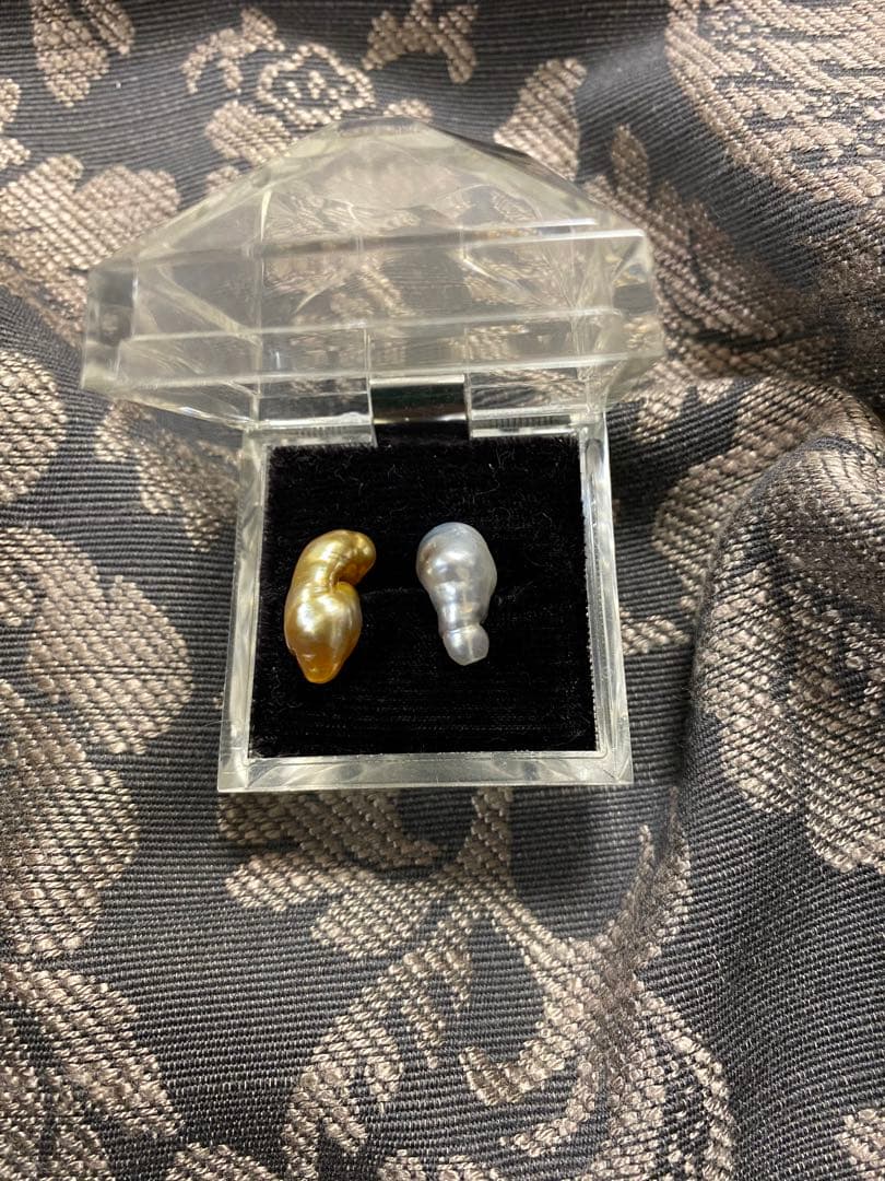 SALE❣️ 南洋真珠　白蝶貝ケシパールイヤリングまたはピアス加工付き