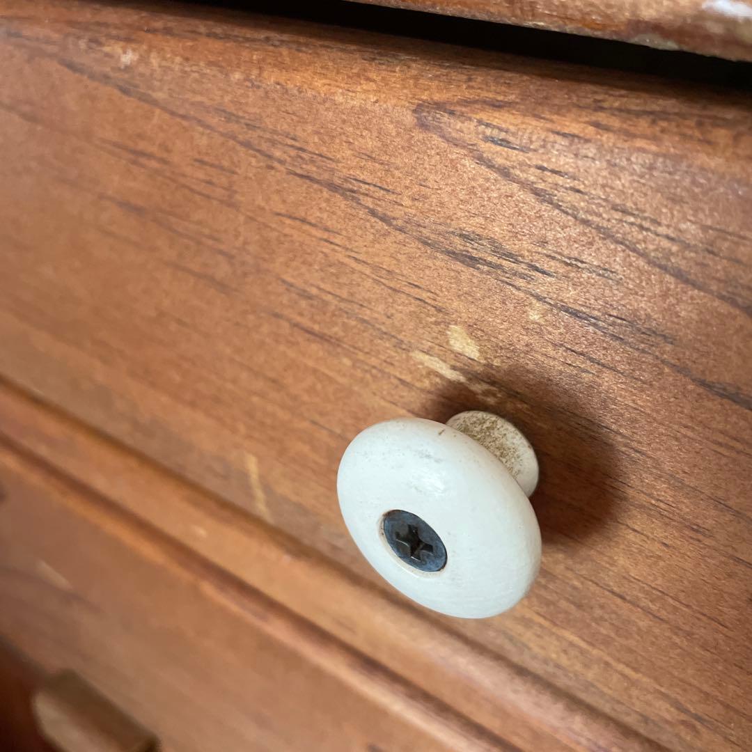 木製飾り棚　扉付き　カントリー　コーハウス　アンファン