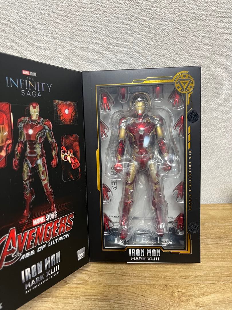 ハ*レ様 アイアンマン マーク43 フィギュア　DLX threezero　1/