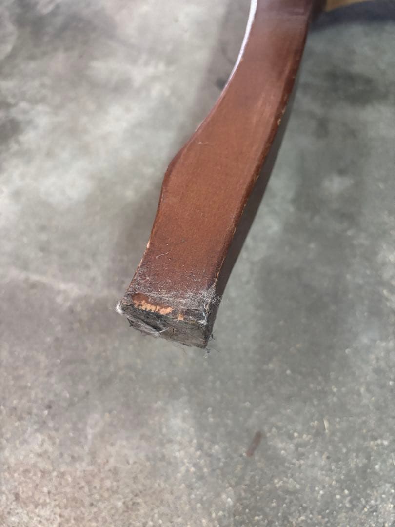 【オシャレ花柄刺繍‼️】アンティークチェア 椅子 猫脚