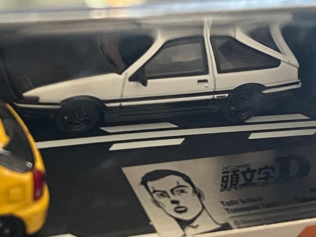 モデラーズ 頭文字D ミニカー 1/64 舘智幸 EK9 藤原拓海 ハチロク