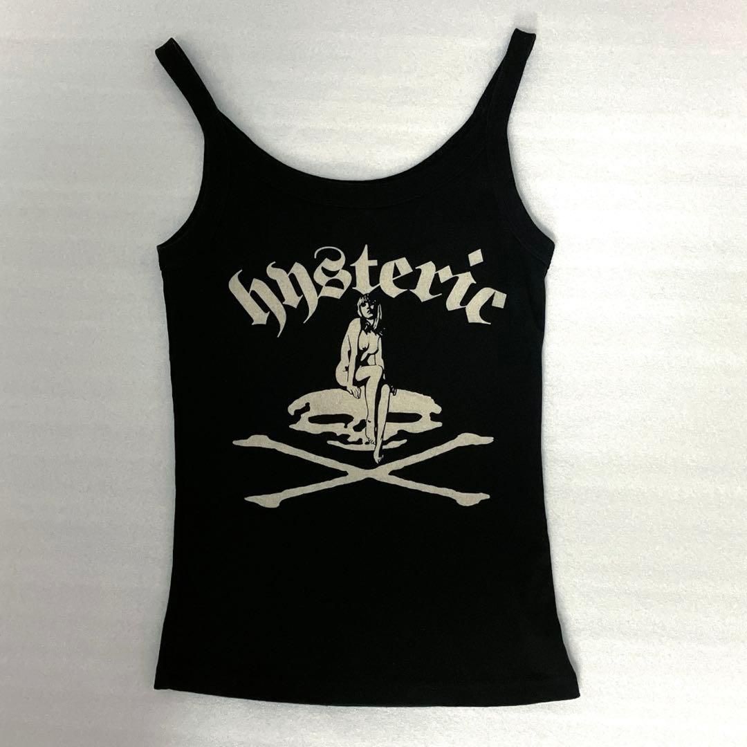 【ヒステリックグラマー】タンクトップ （キャミソール）Y2Kブラック