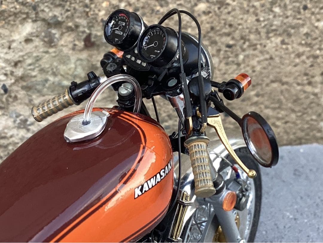 バイクプラモデル　族車　アオシマ1/12 750RS ZⅡ (ジャンク品)