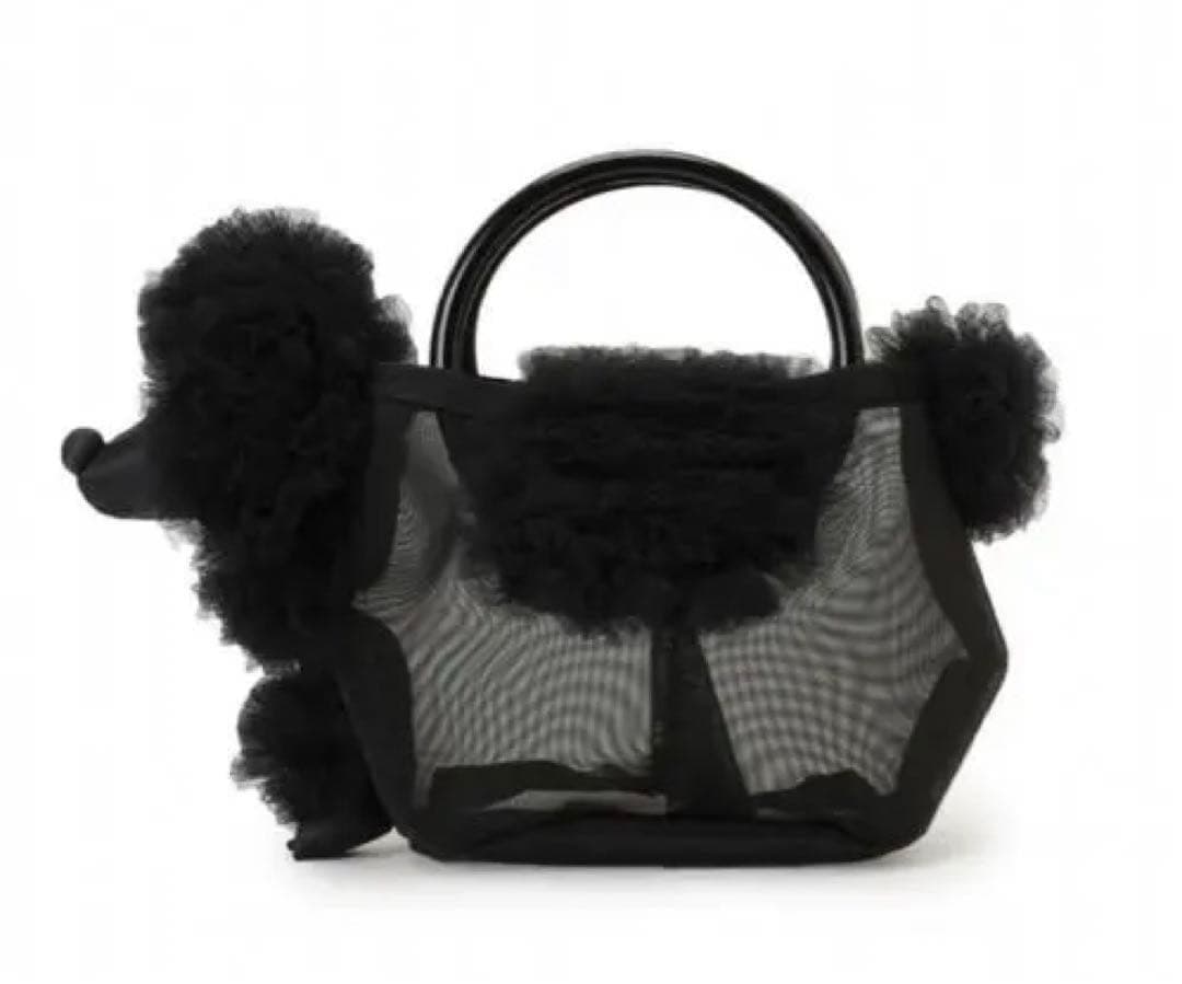 美品　ラドロー　LUDLOW　プードルバッグ　POODLE BAG　ブラック