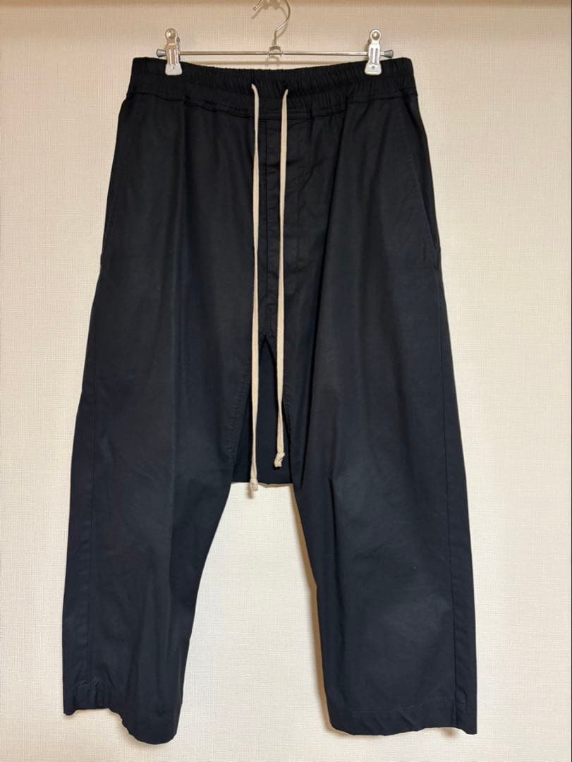 RICK OWENS DRAWSTRING CROPPED パンツ 46