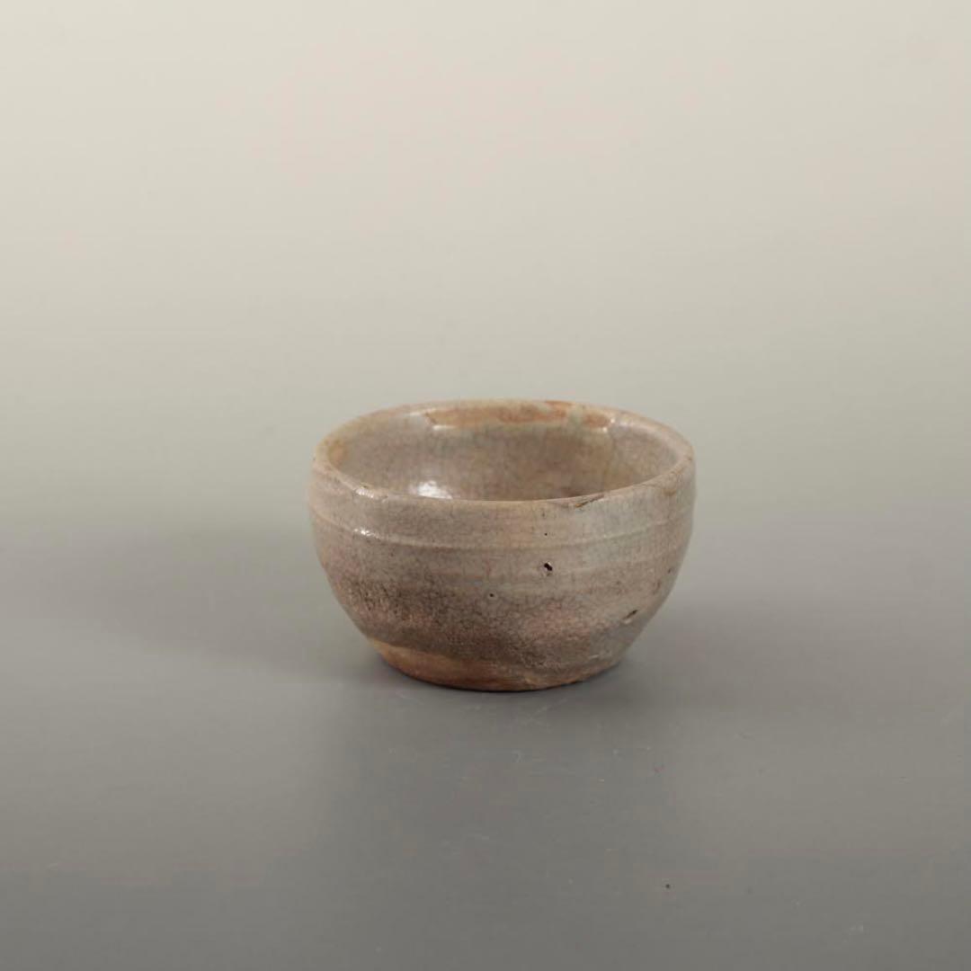 李朝 井戸手 盃 ぐい呑み 酒器 古美術 古道具 アンティーク