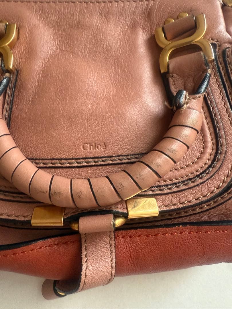 【じじ】Chloé クロエ　マーシー　ミニ　ピンクベージュ　ショルダー