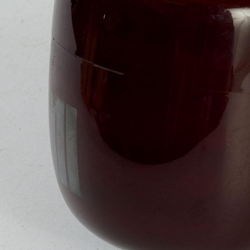 茶道具　山中塗　熊谷秀穂作　玄々斉好　溜塗　源氏棗　V　9436