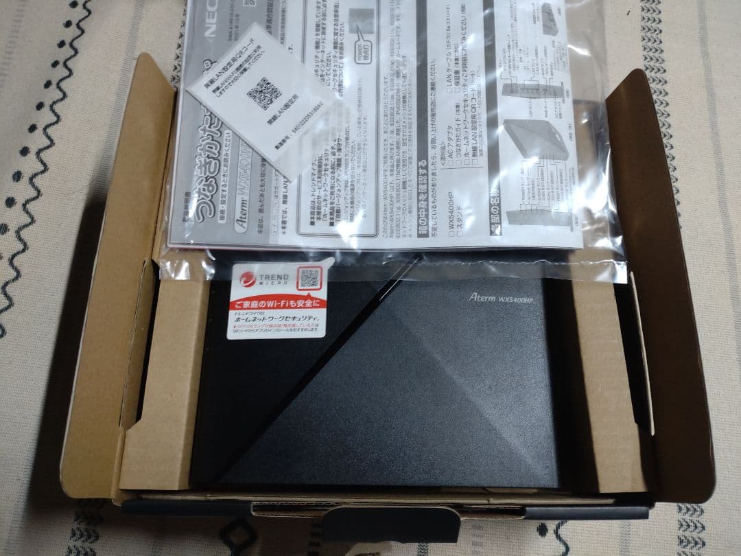 ルーター・ネットワーク機器 NEC aterm WX5400HP