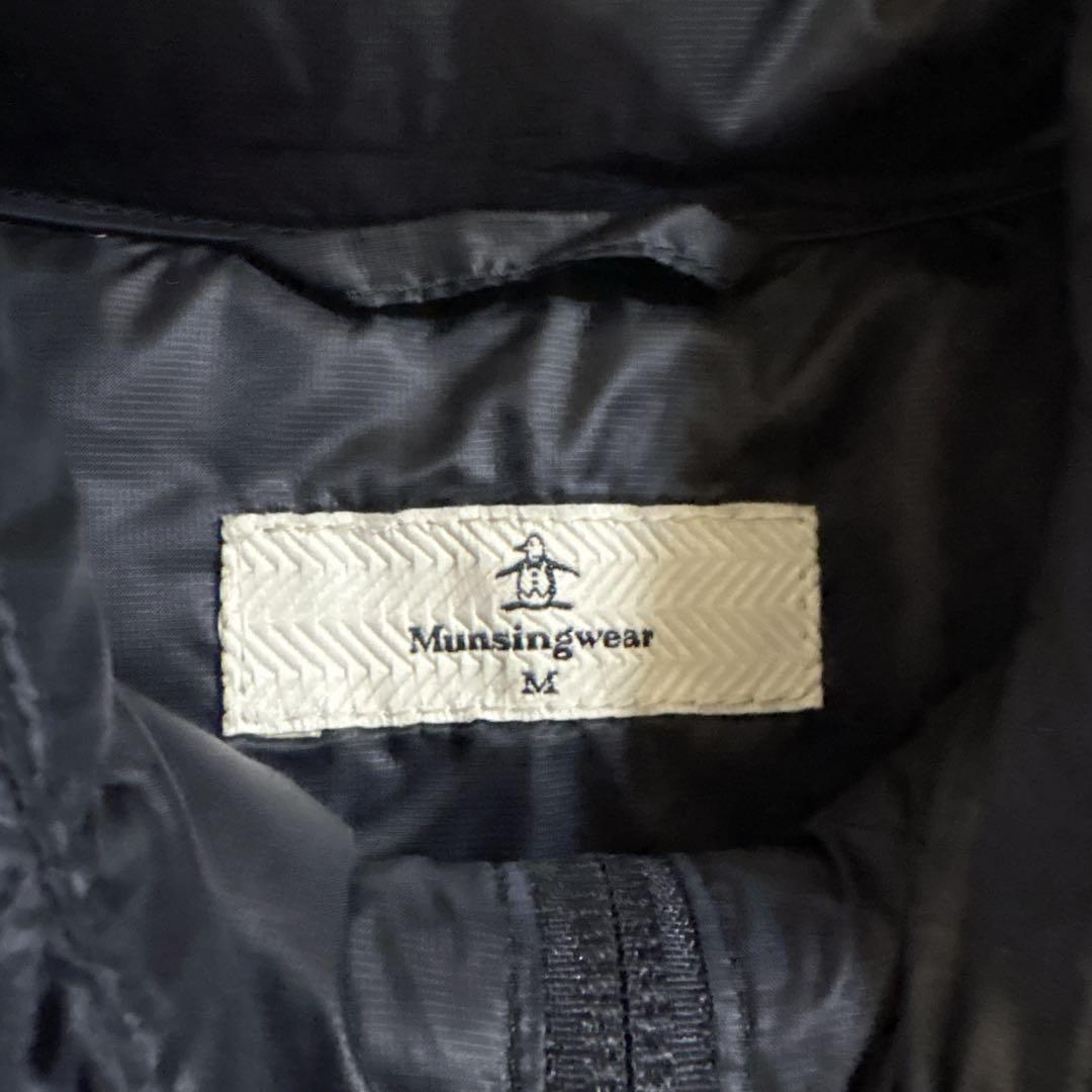 Munsingwear ダウン　ノースリーブワンピース ゴルフウェア　ネイビー