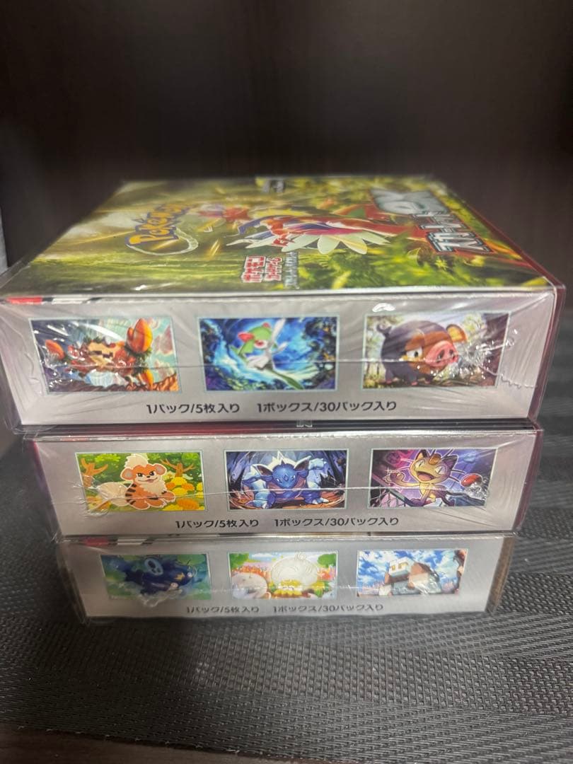 ポケモンカード　完全未開封シュリンク付きBOX 5box