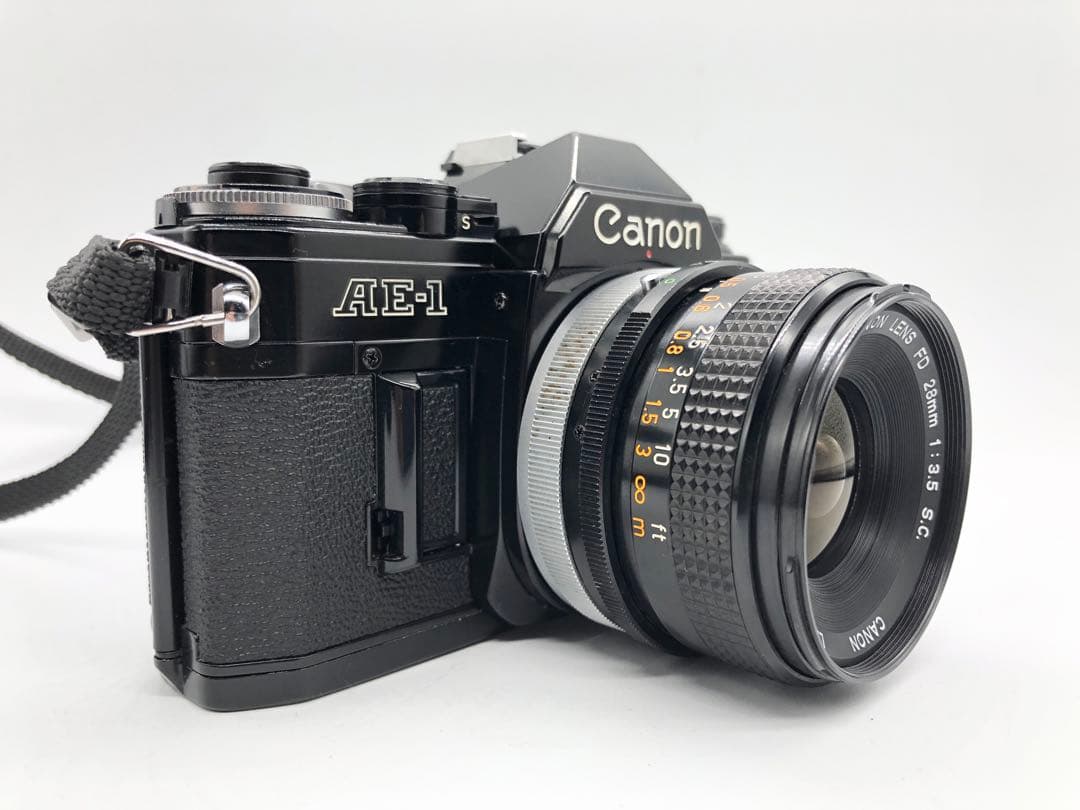 【完動品】Canon AE-1 + FD 28mm f3.5 S.C 動作確認済