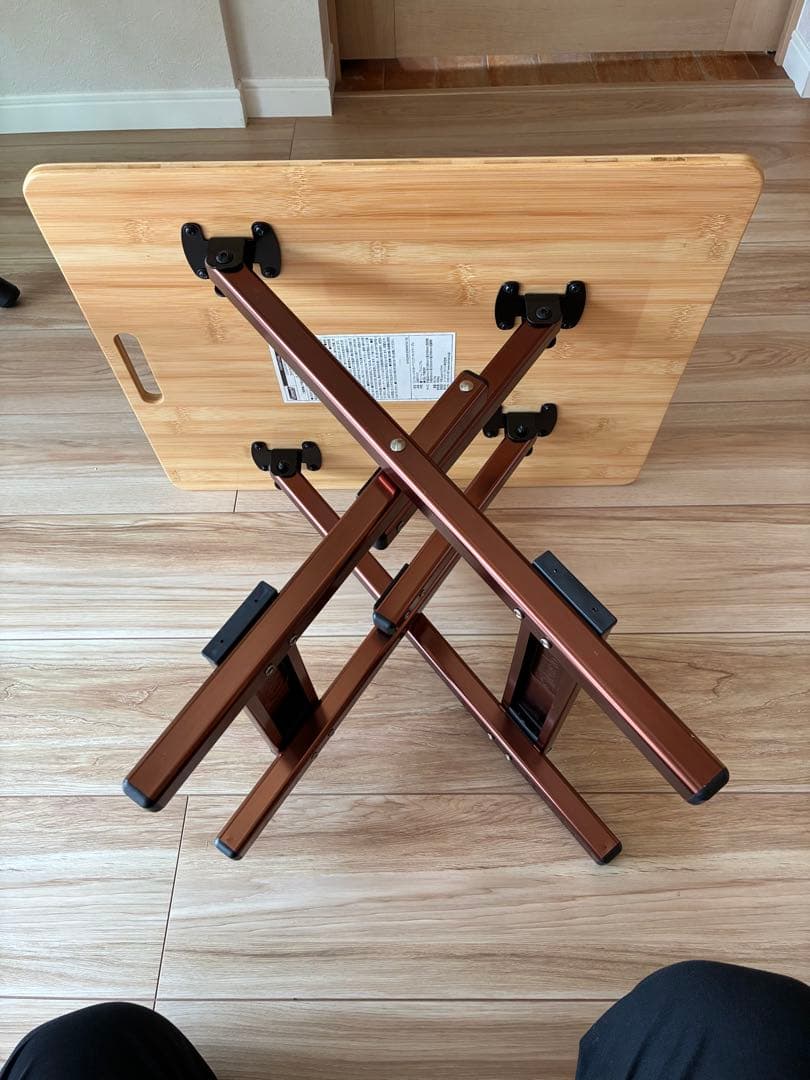 コールマン　コンフォートマスターバンブーサイドテーブル　廃盤品