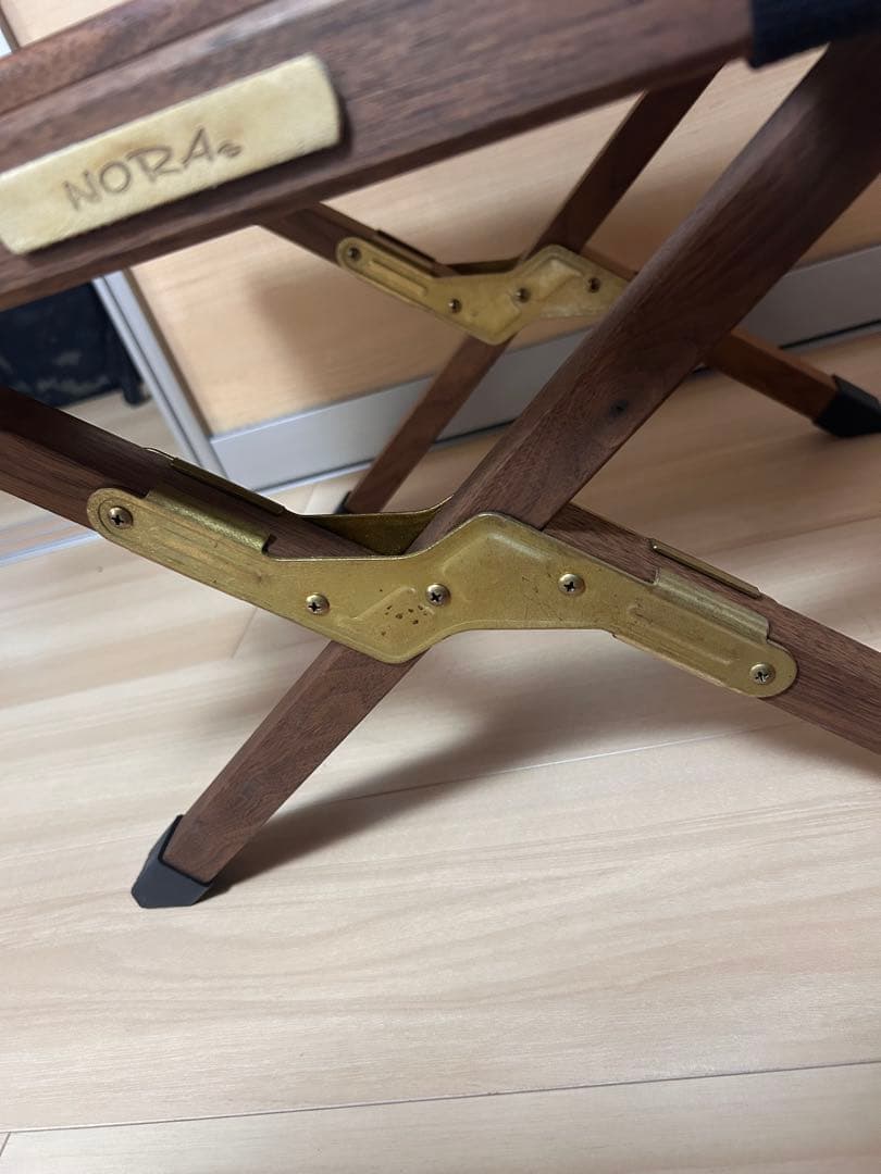 け*う様 Noras サイドテーブル　ウォールナット　真鍮金具