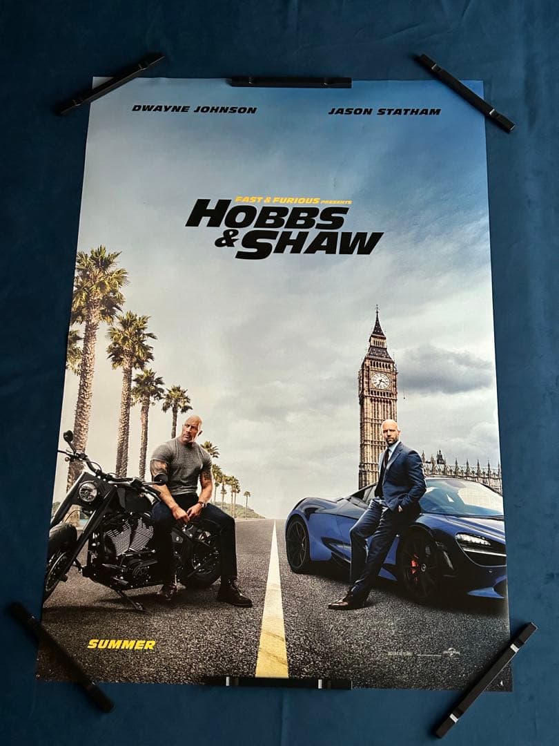 ワイルド・スピード、スーパーコンボ　USオリジナル映画ポスター