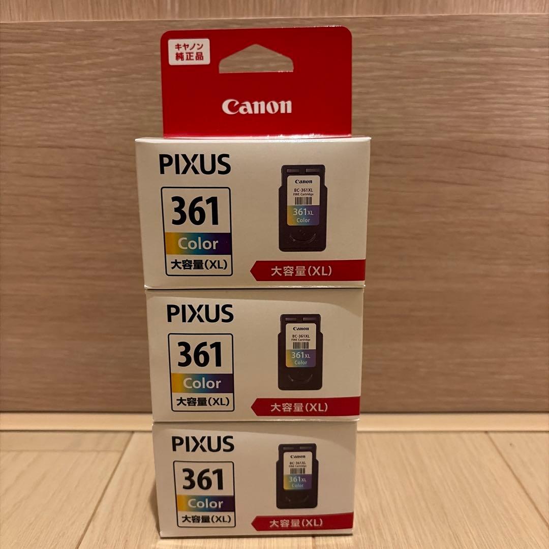 Canon PIXUS 361 Color (XL) インクカートリッジ 3個