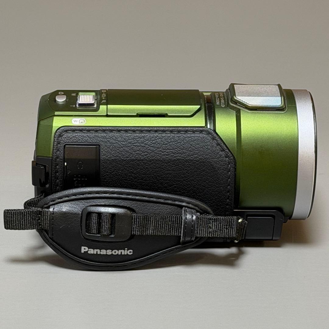 【完動美品】パナソニック 4Kビデオカメラ HC-VX2M フォレストカーキ