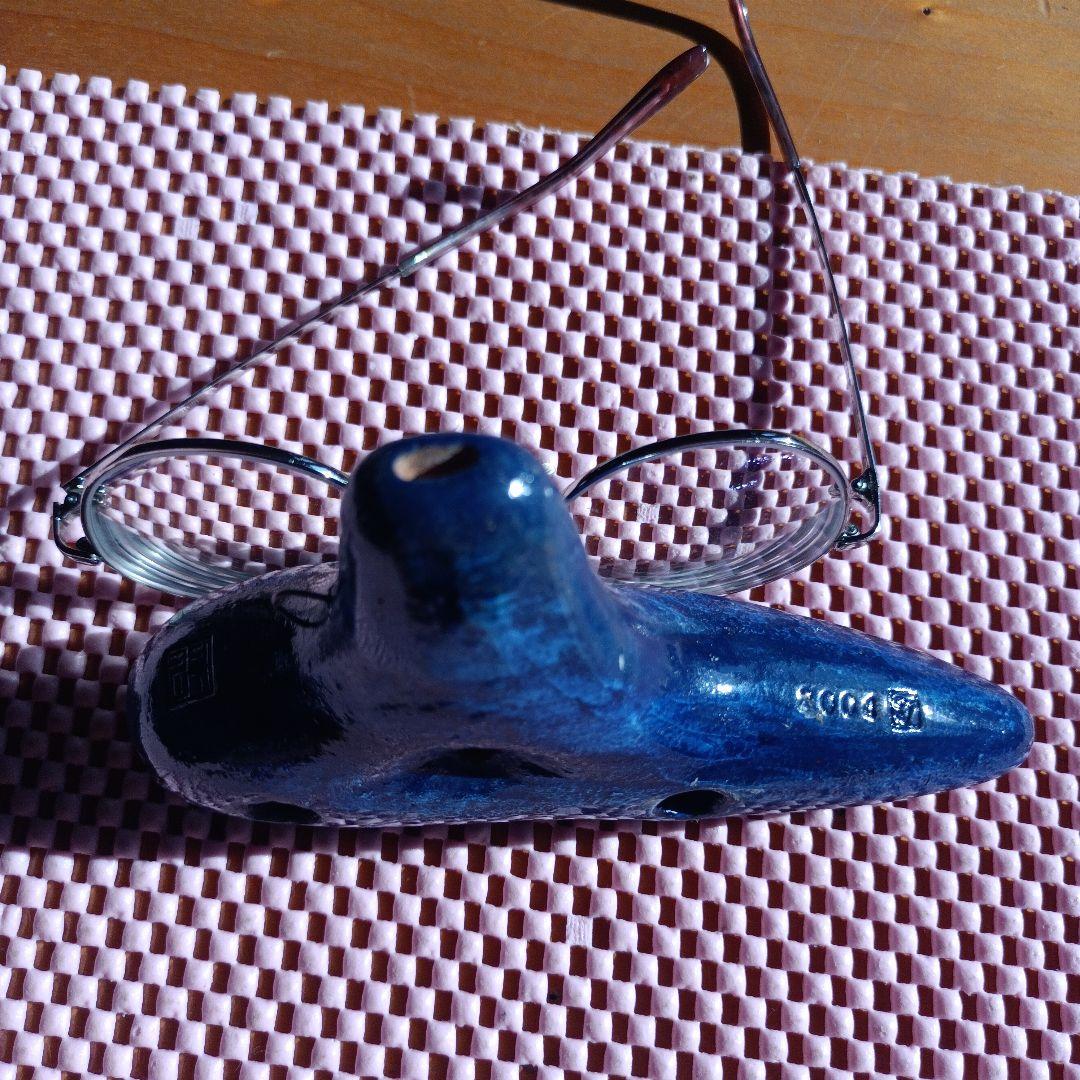 ヨシツカオカリナ SF 管 紺色 中古品 専用ケース付き 蔵出し